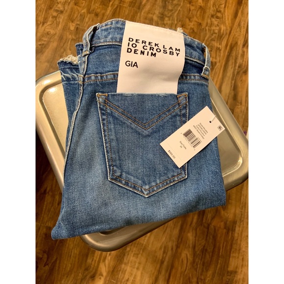 Derek Lam Denim - 3/$30 Raw hem flare Gia patchwork distressed